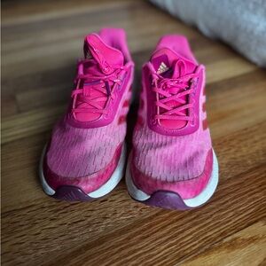 Adidas Hot Pink Athletic Sneakers